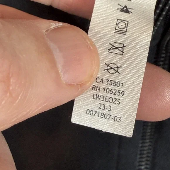 Lululemon Hoodie Womens M/L Black Scuba Oversized Full Zip Evolve LW3EOZS - Picture 4 of 9